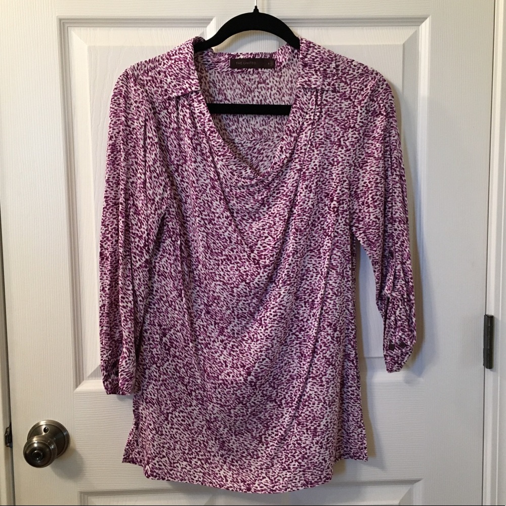 Limited Cowl Blouse 3/4 Sleeve